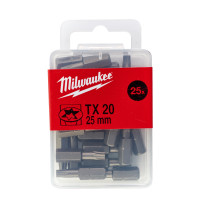 Schrauberbit TX20, TX20 / 25 mm, Milwaukee 2