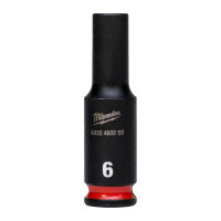 6 x 50 mm, SHOCKWAVE Schlagnuss 1/4" lang,...