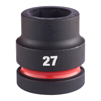 SHOCKWAVE Schlagnuss 1" kurz, 27 x 58 mm, Milwaukee
