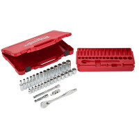 Ratschen- und Steckschlüsseleinsatz Set 3/8" metri
