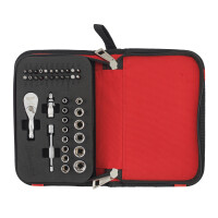 1/4" Kompakt-Ratschen Set, 39-teili gallery