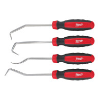 Heavy-Duty Montagehaken Set, 4-teilig: flach, gebogen, 90&de