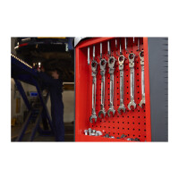 TOOLGUARD Werkstattwagen 78 cm / 30", mit 7 Schubladen,