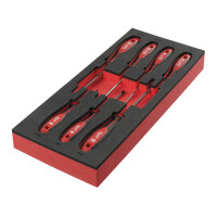 Tri-Lobe Schraubendreher Einlage, 7-teilige SL/PH Einlage...