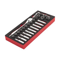 1/2" Ratschen- & Steckschlüsseleinsätze E