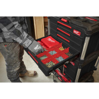 PACKOUT Koffer mit 4 Schubladen, 560 x 410 x 360 mm, Milwauk