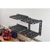 PACKOUT Schienensystem-Set zur Wandmontage, 2 Wandhalterunge