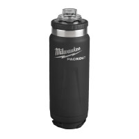 ?PACKOUT Thermosflasche , 530 ml mit Schraubdeckel, schwarz,