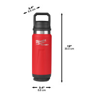 ?PACKOUT Thermosflasche , 700 ml mit Schraubdeckel, rot, Mil