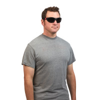 Premium Schutzbrille, getönt, mit abnehmbarer Schaumsto