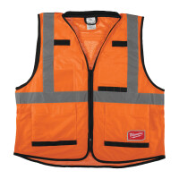 Premium Warnschutzweste orange, Grö gallery