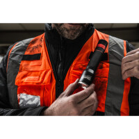 Premium Warnschutzweste orange, Größe S/M, Milwau