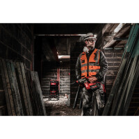 Premium Warnschutzweste orange, Größe L/XL, Milwa