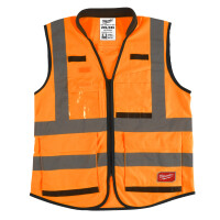 Premium Warnschutzweste orange, Grö gallery