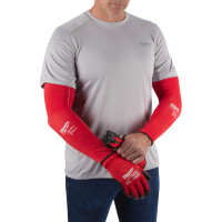Arm-Schnittschutz Klasse C, 45 cm, rot, Milwaukee 3