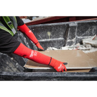 Arm-Schnittschutz Klasse C, 45 cm, rot, Milwaukee 6