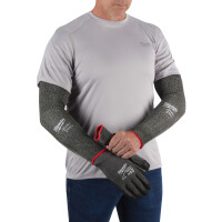 Arm-Schnittschutz Klasse E, 40 cm, grau, Milwaukee 3