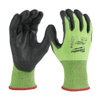 Hi-Vis Schnittschutzhandschuhe Klasse 5/E, Gr