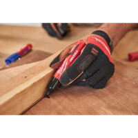 Arbeitshandschuhe Leder Hybrid, Größe 7 (S), Milw