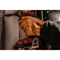 Arbeitshandschuhe Leder, Größe 8 (M), Milwaukee 3