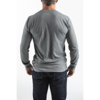 HTLSGR-M, Hybrid-Langarm-Shirt grau, Milwaukee 3