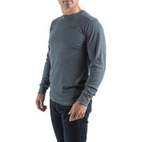 HTLSBLU-L, Hybrid-Langarm-Shirt blau, Milwaukee 2