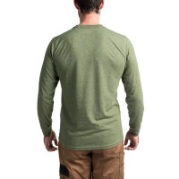 HTLSGN-M, Hybrid-Langarm-Shirt grün , Milwaukee 3