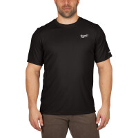 WWSSBL-M, Funktions-T-Shirt schwarz mit UV-Schutz, Milwaukee