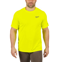 WWSSYL-XXL, Funktions-T-Shirt gelb mit UV-Schutz, Milwaukee