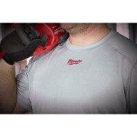 WWSSG-XL, Funktions-T-Shirt grau mit UV-Schutz, Milwaukee 7