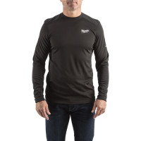 Funktions-Langarm-Shirt schwarz mit UV-Schutz, WWLSBL-L,...