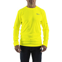 WWLSYL-XL, Funktions-Langarm-Shirt gelb mit UV-Schutz,...