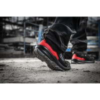 FLEXTRED S3S Sicherheits-Halbschuh Leder schwarz, Grö&s