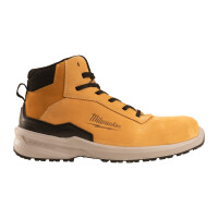 FLEXTRED S3S Sicherheits-Schnürstiefel Leder braun, Gr&