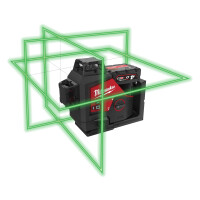 M12™ Akku-Kreuzlinienlaser 3 x 360° Kit, mit 1x 4.