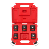 SHOCKWAVE Schlagnuss 1" kurz, 5-teiliges Set, Milwaukee