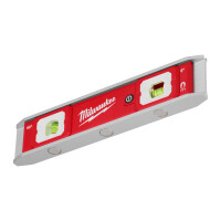 23 cm lang magnetisch, Wasserwaage Torpedo LED, Milwaukee 3