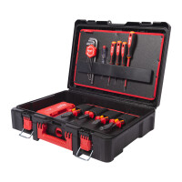 im PACKOUT Koffer, Elektriker-Handwerkzeuge Set 62-teilig, M