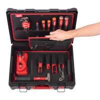 im PACKOUT Koffer, Installateur-Handwerkzeuge Set 73-teilig,
