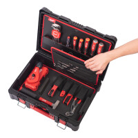 im PACKOUT Koffer, Installateur-Handwerkzeuge Set 73-teilig,