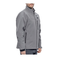 Akku-Heiz-Jacke Herren grau, 12 V, ohne Akku & Ladeger&a