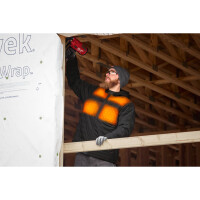 12 V Akku-Heiz-Steppjacke Herren schwarz, ohne Akku u. Ladeg