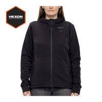 12 V Akku-Heiz-Kapuzenpullover Damen schwarz, ohne Akku...