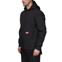 FREEFLEX Softshell Kapuzen-Jacke schwarz, Größe M