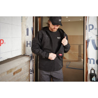 FREEFLEX Softshell Kapuzen-Jacke schwarz, Größe X
