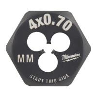 Gewindeschneideisen, M4x0,70 mm , Milwaukee