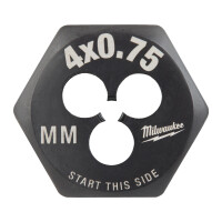 Gewindeschneideisen, M4x0,75 mm , Milwaukee