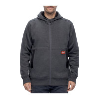 GRIDIRON Full-Zip Kapuzenpullover grau, WHZGR