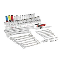 Ratschen-, Steckschlüssel- und Maulschlüssel-Set, 