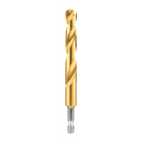 SHOCKWAVE Metallbohrer HSS-G RED HEX Titan 1/4"  5er Pa